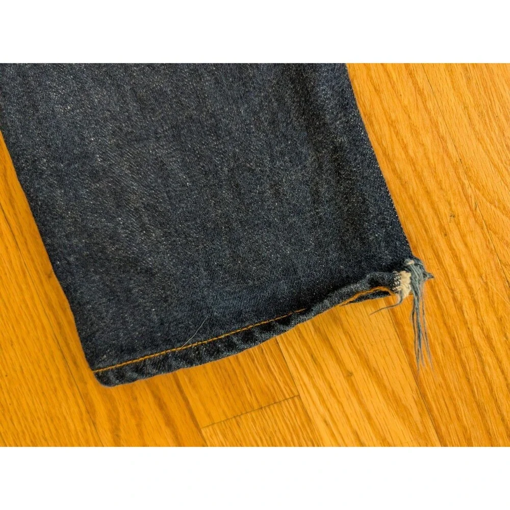 Brave Star Men’s Jeans Size 32 X 29 Dark Wash USA Made Selevedge